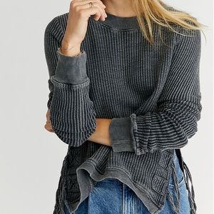 Free People Cropped Interlaken Top
